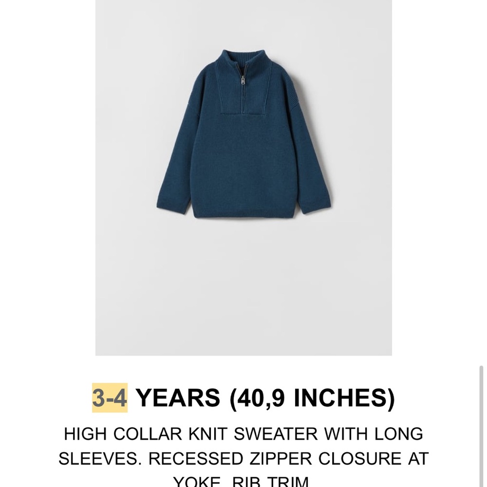 Boys knit sweater